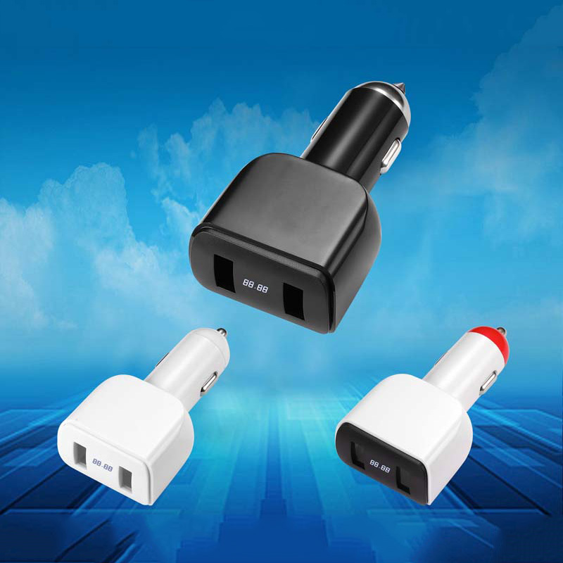 383雙USB+顯示屏車(chē)充
